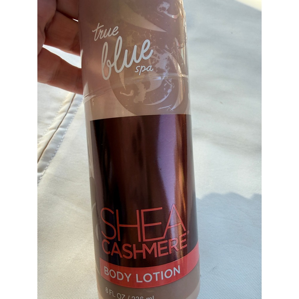 True Blue‎ Spa Shea Cashmere Body Lotion 8 oz Bath Body Works Disc. 1/2 full